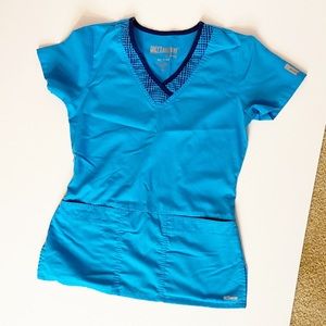 Grey’s Anatomy Barco Turquoise scrub Top